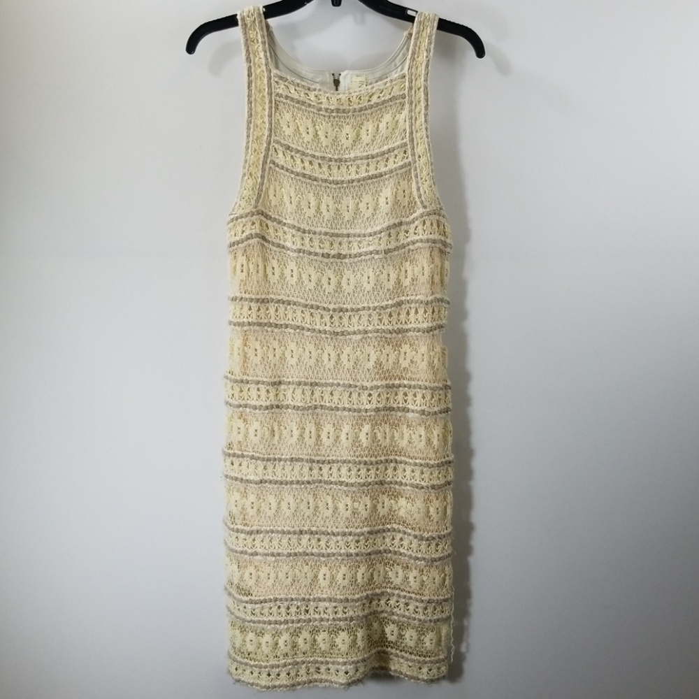 Free People New Romantics Crochet Shift Dress M